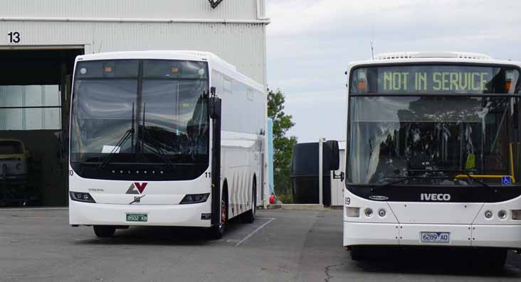 Latrobe Valley Volgren Volvo B7R Endura 110 & Iveco Metro C260 89